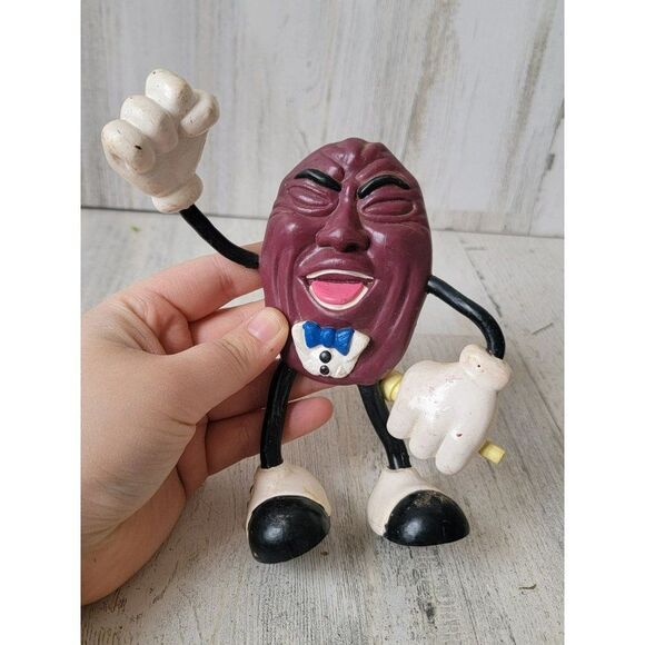 California raisins 1987 Applause microphone toy figure - Picture 1 of 6